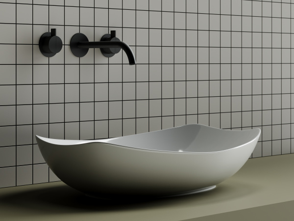 Фото раковина накладная ceramicanova element 56 см, цвет: белый cn5016