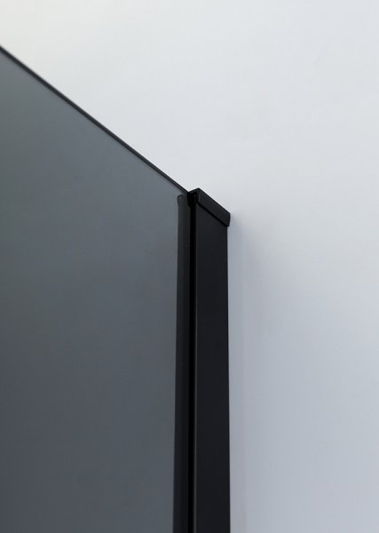 Фото душевая дверь cezares slider-b-1-70/80-grigio-nero 70 см