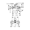 Фото смеситель для ванны hansgrohe logis 71400670