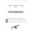 Фото трап линейный с решеткой pestan confluo slim line 75 см 13100034