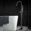 Напольный смеситель для ванны Black&White U7752GM