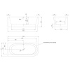 Фото акриловая ванна knief wall 180x80 см 0100-277-r