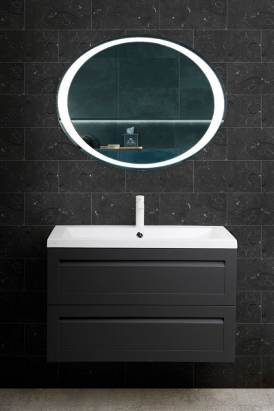 Фото тумба под раковину art&max platino 90 см am-platino-900-2c-so-gm-cer