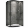 Душевое ограждение Abber Schwarzer Diamant 120x90 см AG01129B