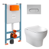 Унитаз с инсталляцией Vitra Zentrum Round 9879B003-7200