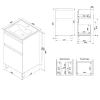 Фото тумба под раковину am.pm x-joy 50 см m85afsx0502wg