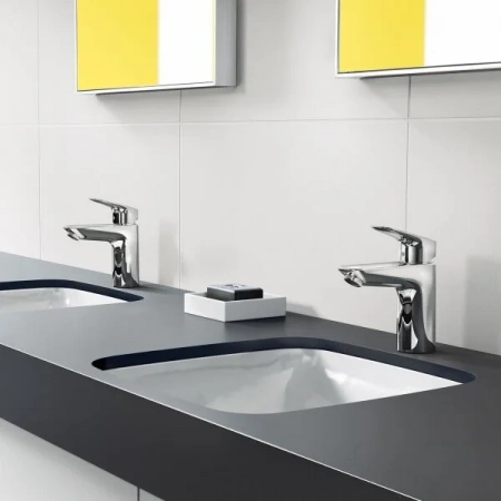 Фото смеситель для раковины hansgrohe logis 71075000