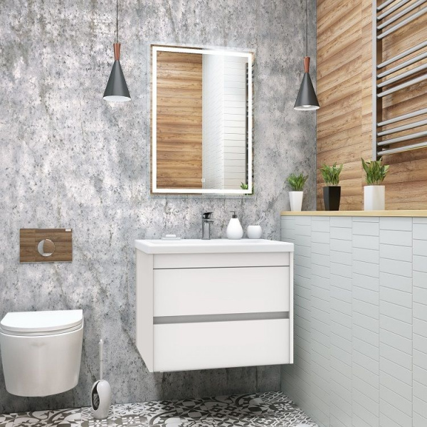 Фото тумба под раковину art&max family 75 см family-750-2c-so-bl