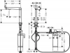 Фото смеситель для кухонной мойки hansgrohe aqittura 76802800