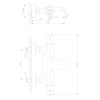 Фото термостатический смеситель для ванны raiber graceful rp-008