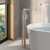 Фото смесители для ванны vitra root round a4274134exp цвет никель