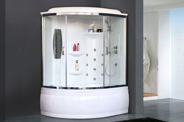 Фото душевая кабина royal bath alp rb170alp-t-ch-l 170x100 см