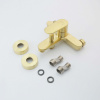 Фото смеситель для ванны акватек ника aq1840bg,цвет: золото