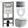 Унитаз с инсталляцией Сет 4 в 1 Ceramicanova CN3009_1002M_1000