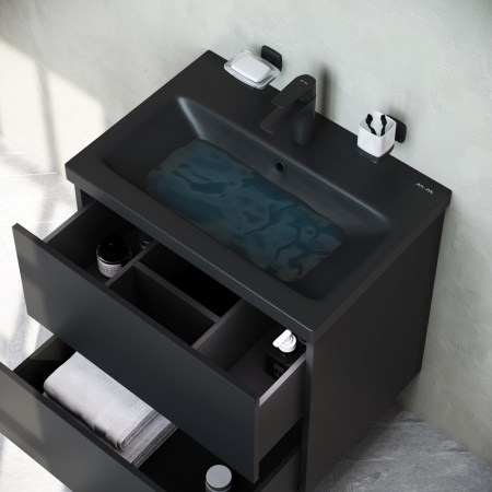 Фото тумба под раковину am.pm gem black edition 60 см m90fhx06022bm