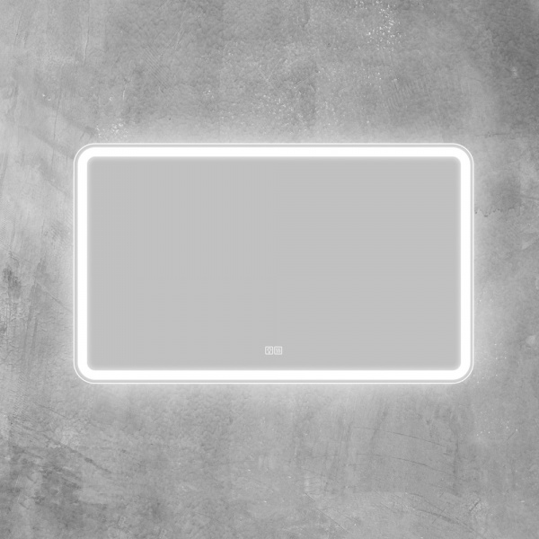 Фото зеркало с подсветкой belbagno marino 100 см spc-mar-1000-600-led-tch-warm