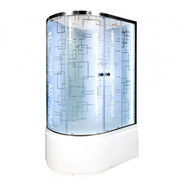 Фото душевая кабина avacan em4511rnled 110x80 см