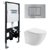 Унитаз с инсталляцией Abber Bequem AC1100T-AC0105-AC0120MCH