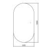 Фото зеркало abber kontur 55 см ag6304scg