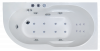 Акриловая ванна Royal Bath Azur De Luxe RB614200DL-R 140x80 см