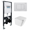 Унитаз с инсталляцией Abber Rechteck AC1219TC-AC0105-AC0120MW