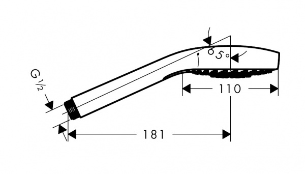 Фото душевая лейка hansgrohe croma select s multi 26800400
