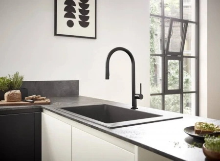 Фото смеситель для кухонной мойки hansgrohe talis 72801670