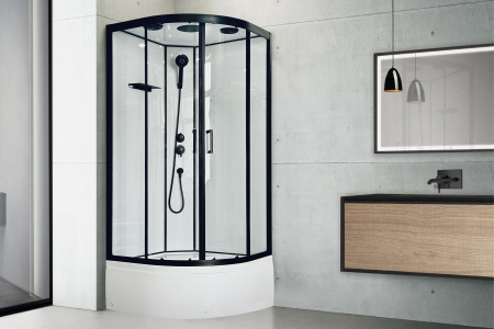 Фото душевая кабина royal bath fato rb 90x90 см rb90ck-t-bl fato