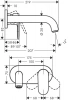 Фото смеситель для раковины hansgrohe vernis shape 71578670
