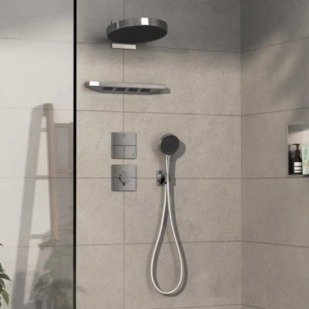 Фото термостатический смеситель для душа hansgrohe shower select comfort e 15574000