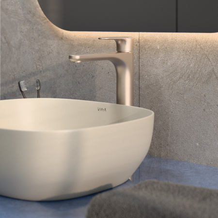 Фото смесители для раковины vitra root round a4270734exp цвет никель