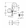 Фото смеситель для раковины grohe atrio new 21022003, цвет: хром