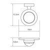 Фото мыльница стеклянная wasserkraft isen k-4029