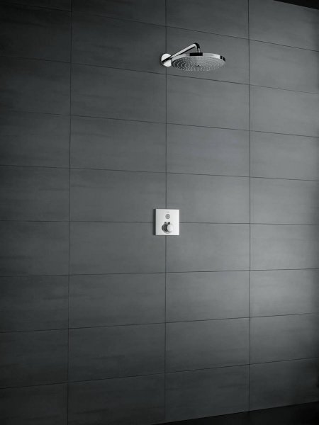 Фото верхний душ с держателем hansgrohe raindance select s 240 2jet 26466400