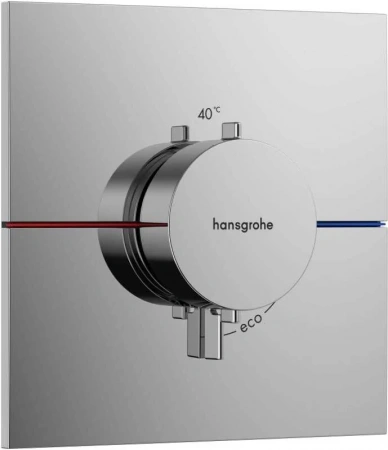 Фото термостатический смеситель для душа hansgrohe shower select comfort e 15574000