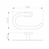 Фото кольцо для полотенец wonzon & woghand цвет: золото ww-8413-lg