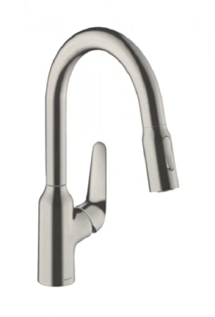 Фото смеситель для кухонной мойки hansgrohe focus 71821800