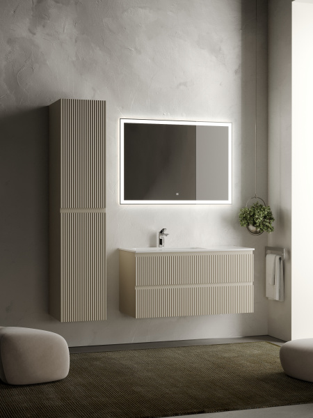 Фото тумба под раковину sancos snob r 100 см, цвет: beige soft  snr100lce