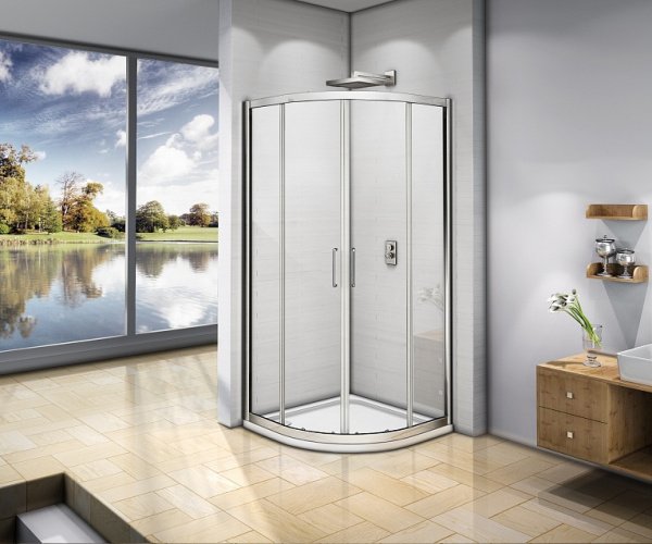 Фото душевое ограждение good door neo r-100-с-ch 100 см не00010