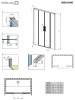 Фото душевая дверь radaway idea dwd 150 см 387125-01-01