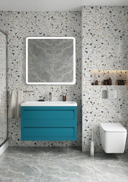 Фото тумба под раковину art&max platino 99.7 см am-platino-1000-2c-so-tm