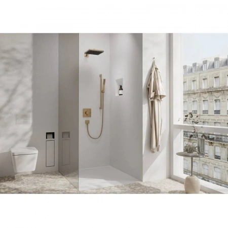 Фото термостатический смеситель для душа hansgrohe shower select comfort e 15572140