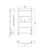 Фото электрический полотенцесушитель indigo arc lux 80/40 lcale80-40rt